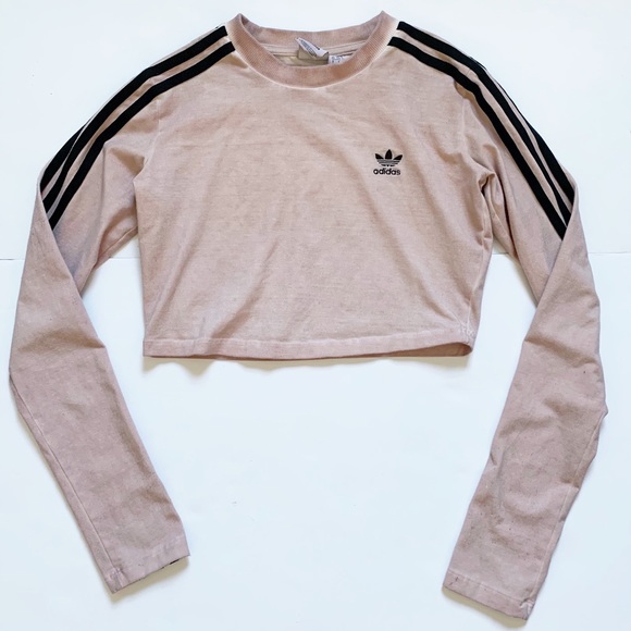 adidas rose crop top